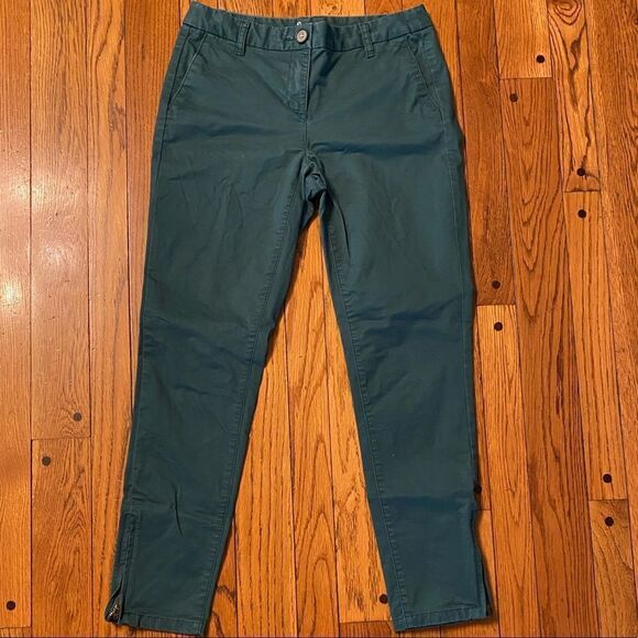 Boden Castleton‎ green skinny ankle zipper pants - Picture 3 of 10